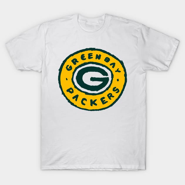 Green Bay Packeeeers 03 T-Shirt by Very Simple Graph